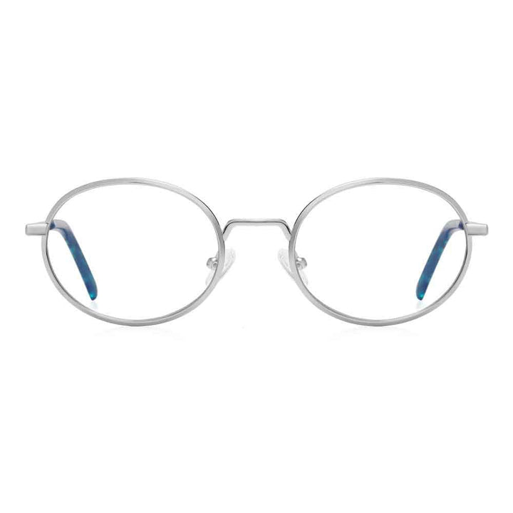 Fashion Cute Round Computer Glasses Metal Eyeglasses Frame Blocking Blue Llight Glasses