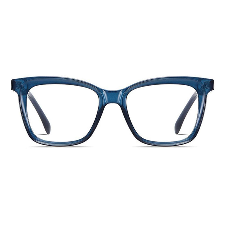 High Quality Computer Glasses Spec Filter Blue Light Square TR90 Eyeglasses Frame Unisex 