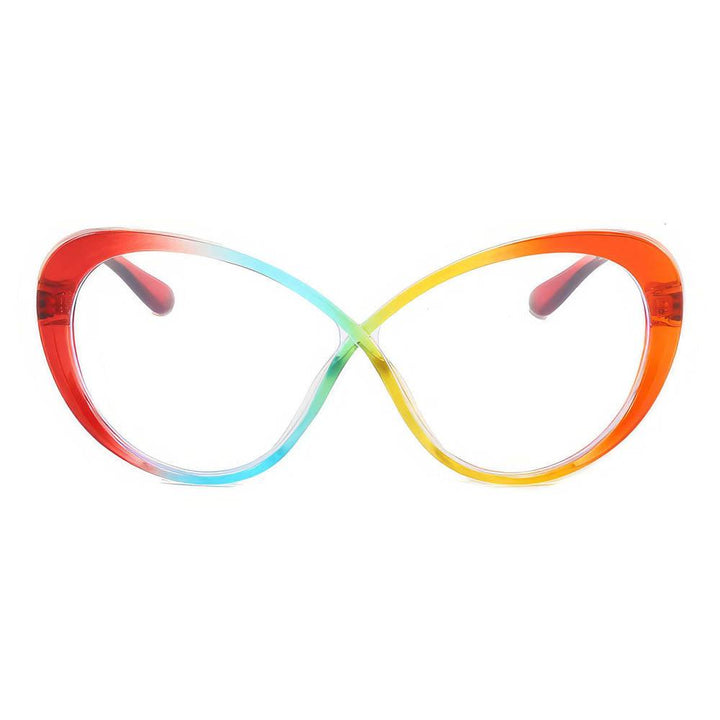 Anti Blue Ray Computer Glasses Butterfly Glasses Frame Oversized