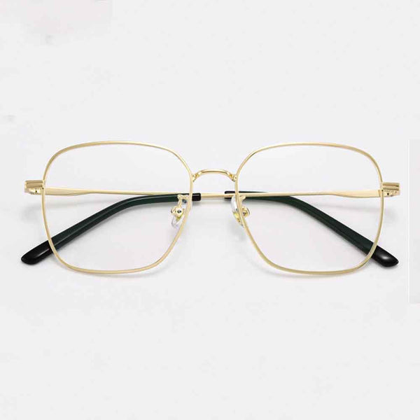 Fashion Anti Blue Ray Glasses Titanium Oval Frame Prescription Glasses