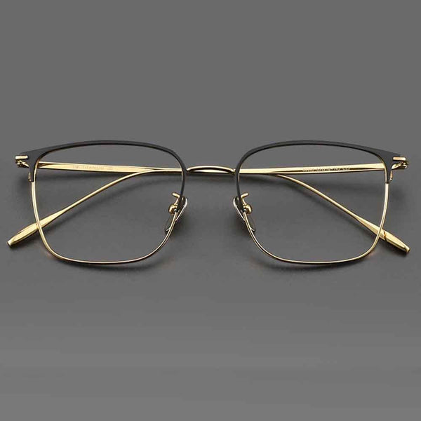 Fashion Anti Blue Light Computer Glasses Titanium Glasses Frame Prescription Glasses Unisex 