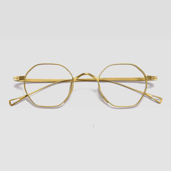 Fashion Anti Blue Reading Glasses Prescription Glasses β Titanium Eyeglasses Frame