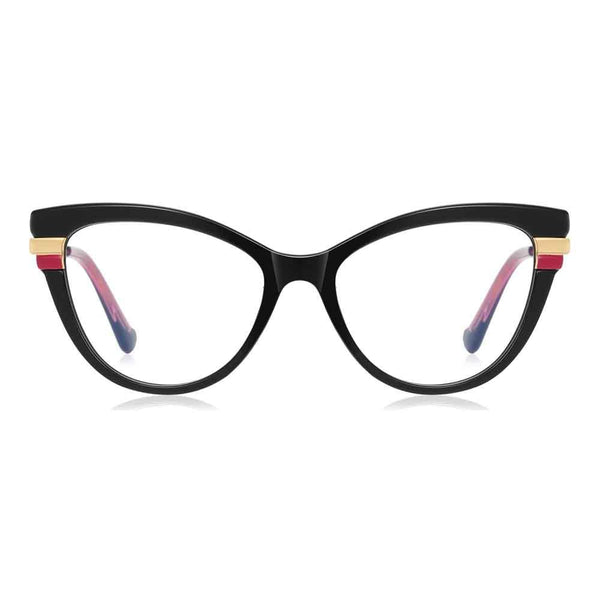 Fashion Cat Eye Anti Blue Glasses TR90 Glasses Frame Prescription Glasses Myopia Glasses