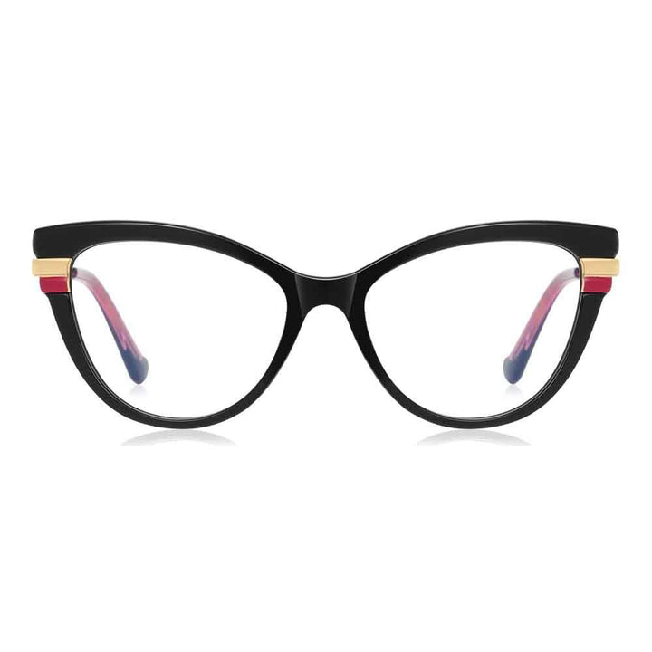 Fashion Cat Eye Anti Blue Glasses TR90 Glasses Frame Prescription Glasses Myopia Glasses