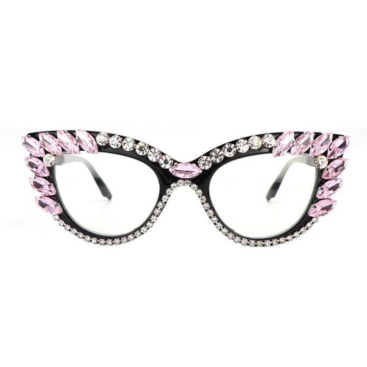 Reading Glasses for Women Blue Light Blocking Cat eye Computer Rhinestone Fashion Reader Eyeglasses