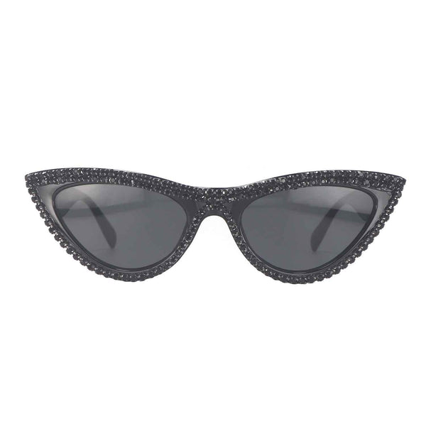 Cute Trendy Cat eye sunglasses for Women Bling Fun Rhinestone Crystal Sades 2023